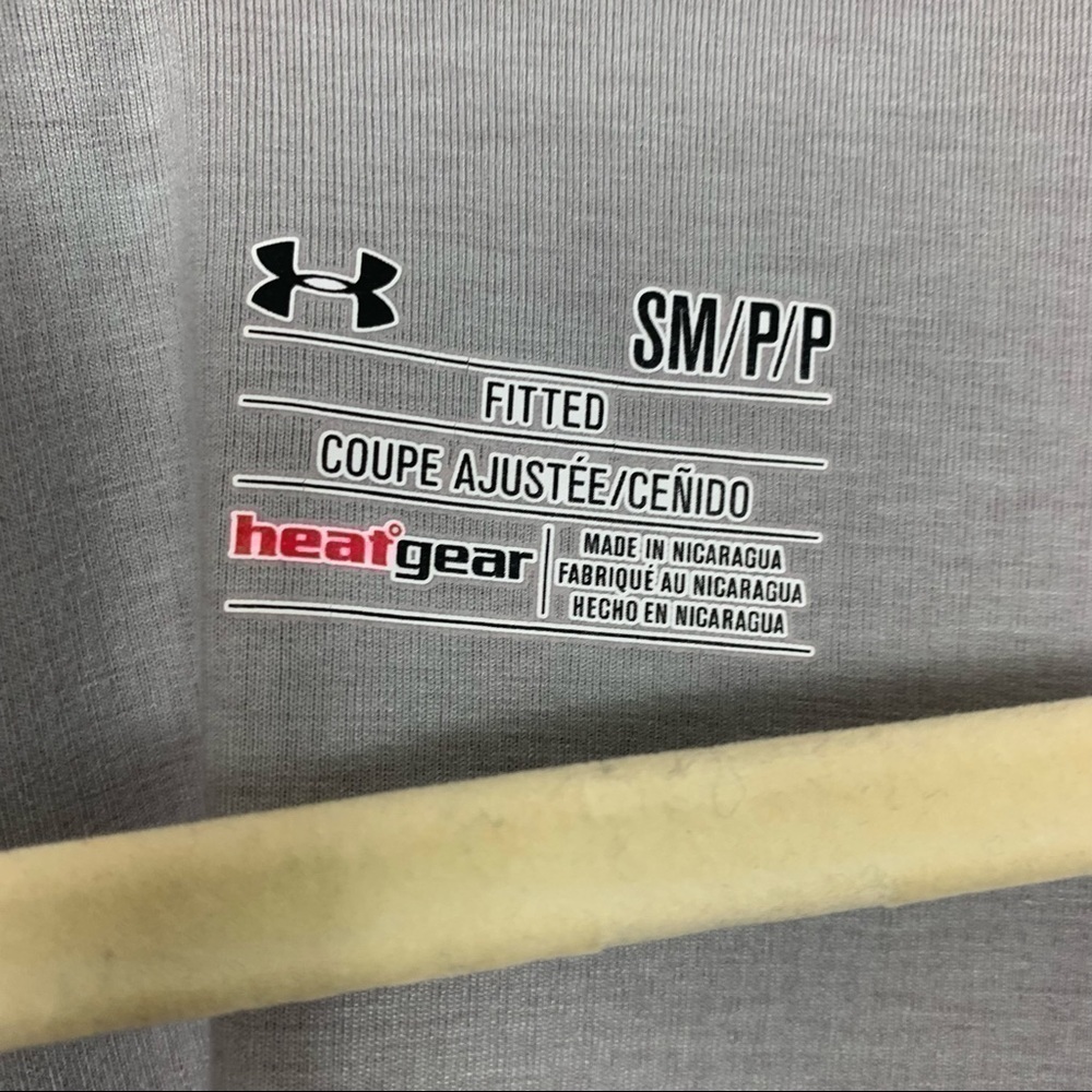 Under Armour Fitted Gray Camo Tank Top Size Small - Picture 2 of 9